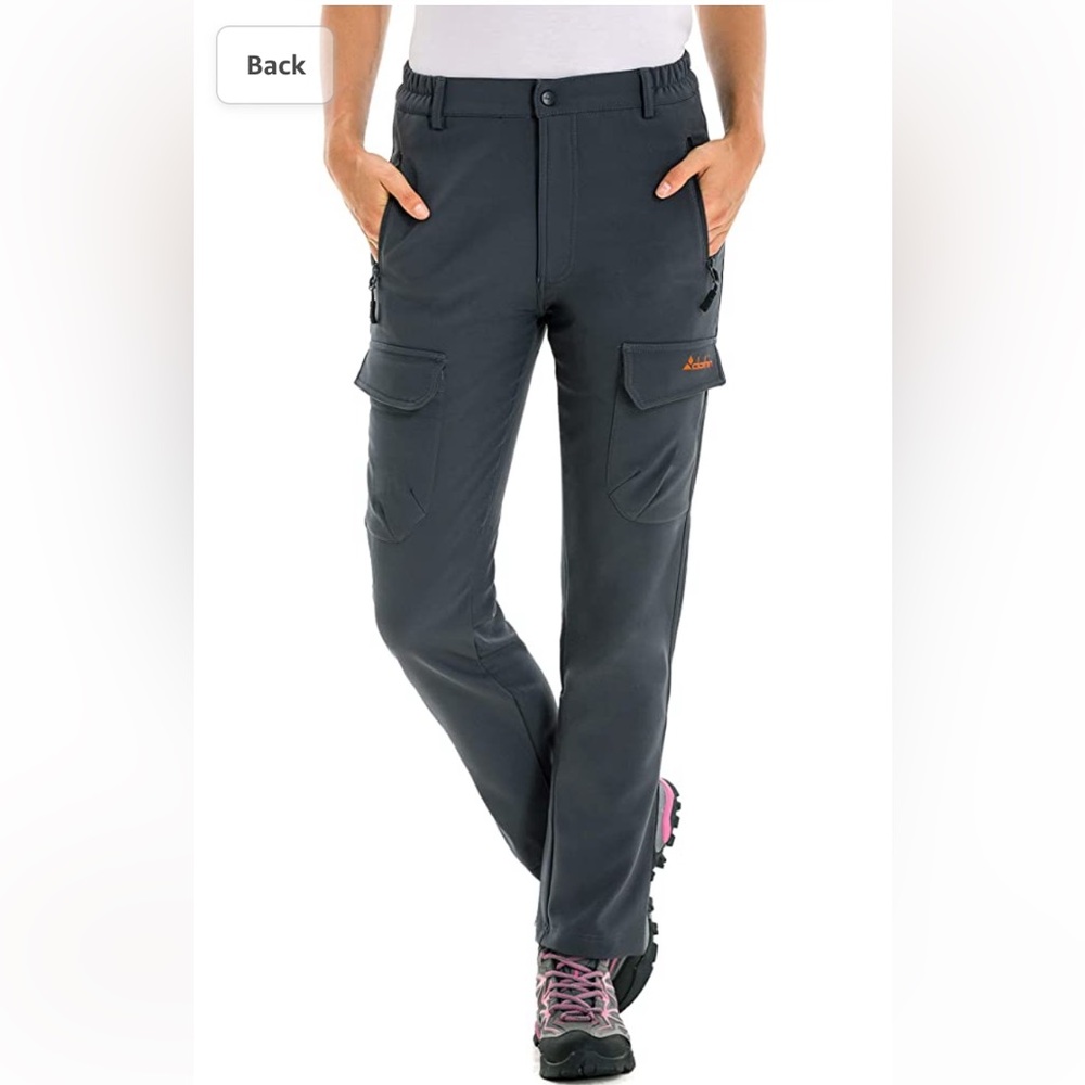 NEW! Women’s Fleece Lined Soft Shell Cargo Pants